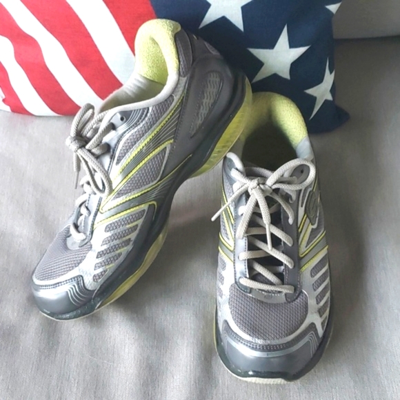 Shape Ups Toners Silver and green Skechers - Picture 2 of 8